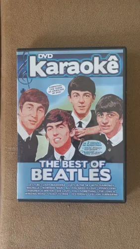 DVD karaokê The Beatles rock internacional dvd Beatles John Lennon Paul McCartney