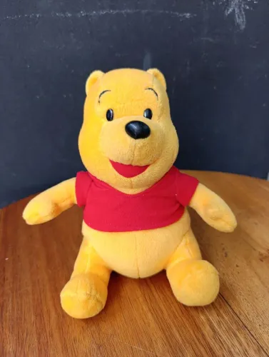 Urso de Pelúcia Winnie the Pooh Disney - SEGA TOYS 1999 Raridade Ursinho Puff 