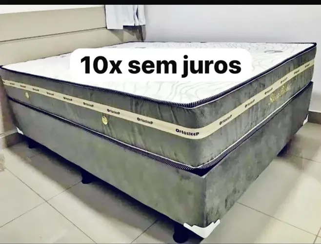 Cama box colchão D28 Base Hoje