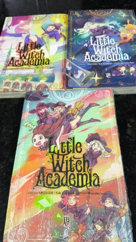 Little Witch Academia Mangás - Volumes 1, 2 e 3