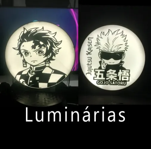 Luminárias Personalizadas - Anime Edition ((Entrega Grátis*))