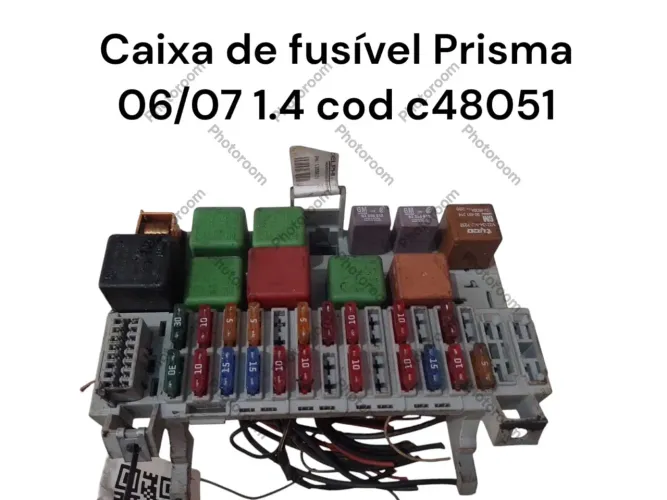 Caixa de fusível Prisma 06/07 1.4 cod c48051
