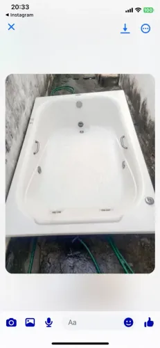 Hidromassagem Banheira ouro branco