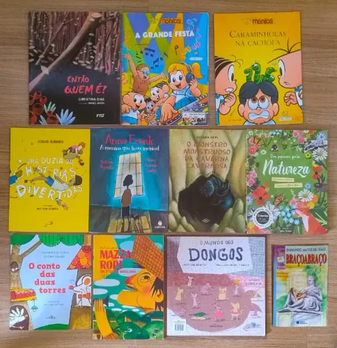 Livros Escolares Paradidáticos Diversos.