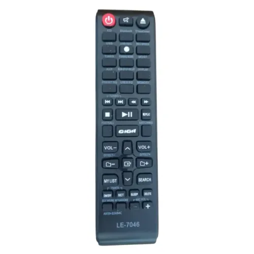 Controle Remoto Para Som Samsung Giga Mx-js5000/mx-js5500/ah59-02694c  - Armarinho Ditudo 