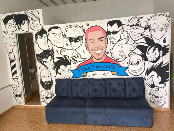 Desenho em parede (Pintura artistica)