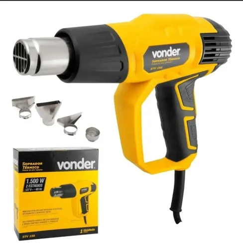 Soprador Térmico Vonder - Pistola Ar Quente 1500 watts