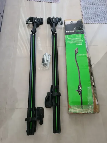 2 Suportes calha transbike de bicicleta Thule Race 570002