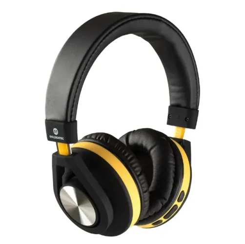Headphone Bluetooth GT Follow Yellow BT 4.2 - Autonomia 8/10H - WZetta
