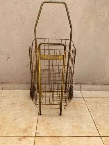 Carrinho de feira ou mercado Dobrável.