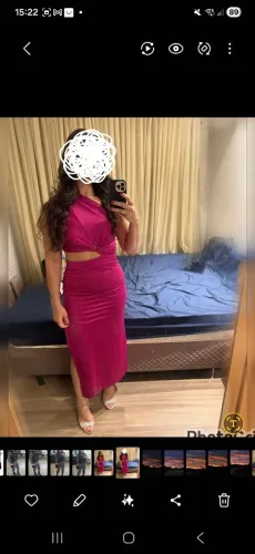 Vestido Desnude para festa Rosa Fucsia M - Usado somente uma vez