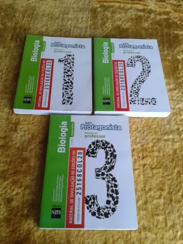COLEÇÃO DE BIOLOGIA SER PROTAGONISTA ( 100% RESOLVIDA )