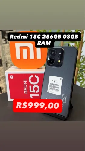 Celular Redmi 15C 256GB 08GB RAM Novo Lacrado Entregamos Grátis