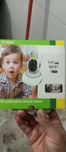 Câmera IP WiFi com áudio - Segurança para sua casa