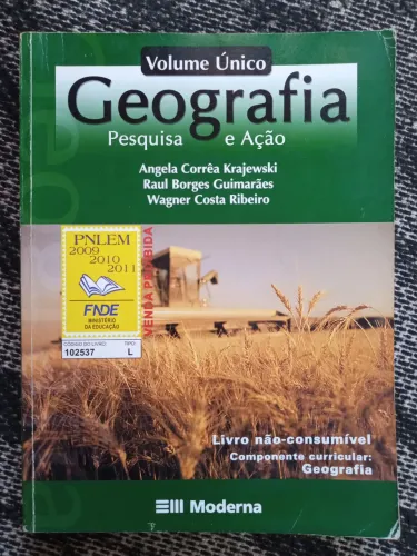 Livro de Geografia - Angela Corrêa Krajewski, Raul Borges e Wagner Costa Ribeiro