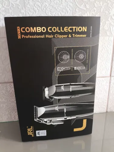 Combo JRL Onyx: Clipper e Trimmer Profissional