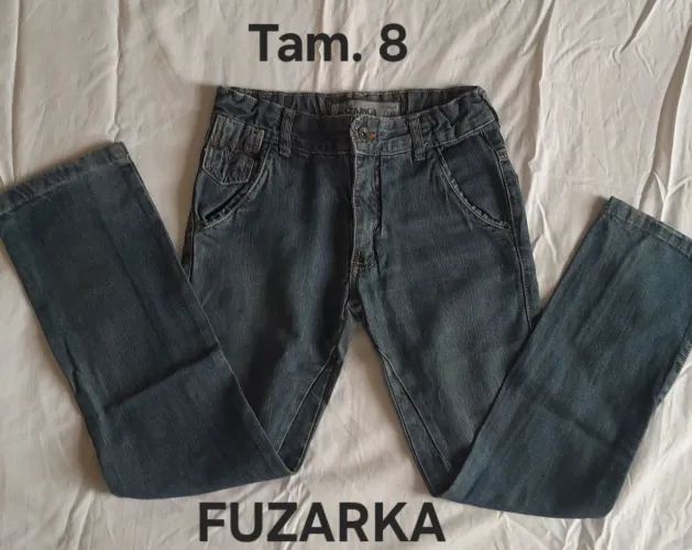 Calça jeans infantil FUZARKA, tam. 8