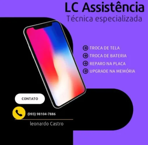 Assistência Técnica para Celular - Troca de Tela, Bateria, Conserto e Upgrade