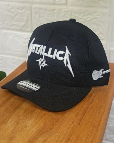 Boné Metallica Bordado - Novo!
