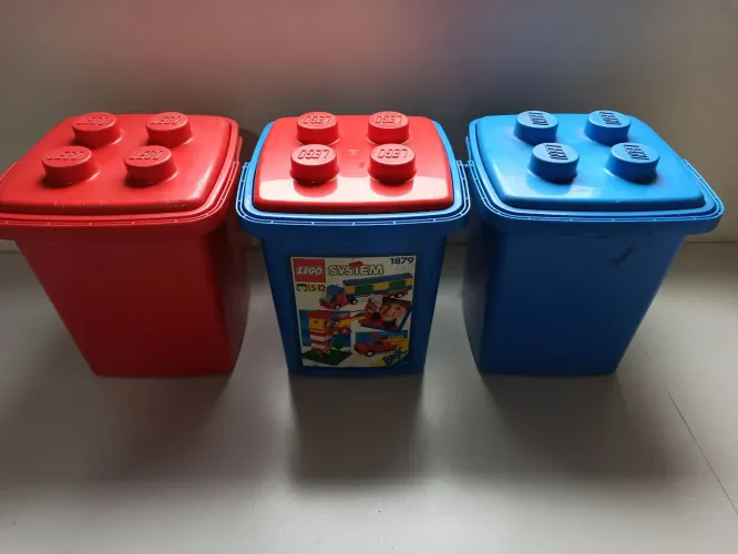 LEGO 3 Baldes de Lego Clássicos vazios