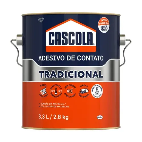 Adesivo de contato Cascola sem toluol 2,8kg