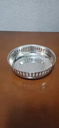 Peça antiga15 cm banhado a prata