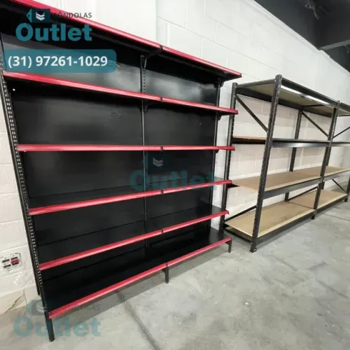 Gondolas e mini porta pallet novos, Pronta entrega bh e regiao