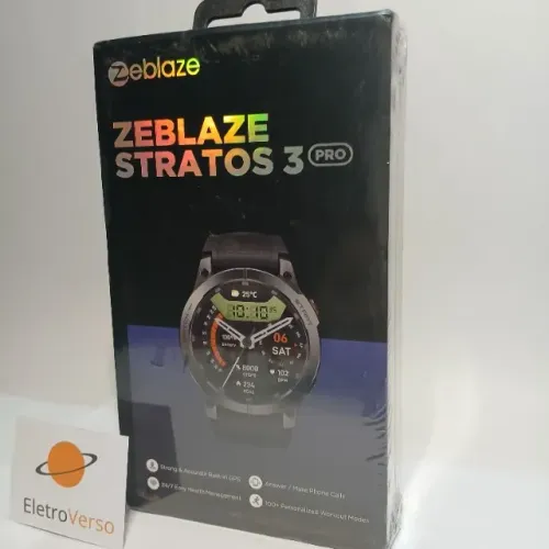 Smartwatch com GPS Integrado Zeblaze Stratos 3 PRO