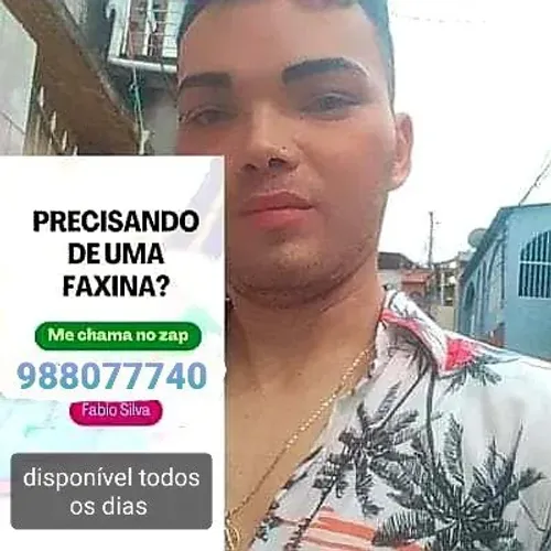 Trabalho fazendo faxina 