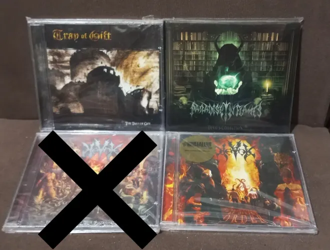 CDs seminovos, zerados. 