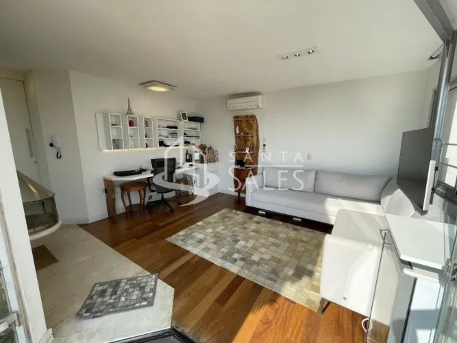 Excelente Cobertura à Venda em São Paulo-SP, no Bairro Campo Belo, com 2 Quartos, 1 Suíte,