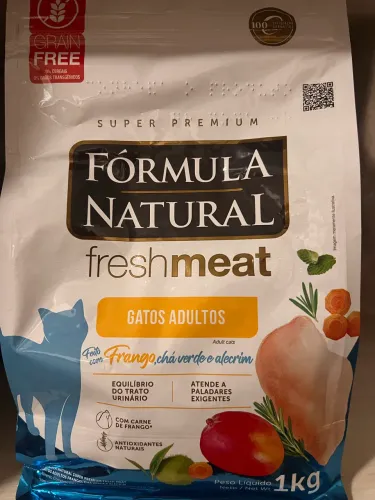 Ração Fórmula Natural GATOS ADULTOS Fresh Meat Sabor Frango
