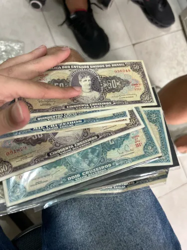 Conjunto de Cédulas raríssimas de Cruzeiro da era Vargas 