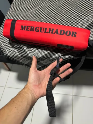 Bóia Torpedo de Mergulho (natação) Almiron Sports - Vermelha