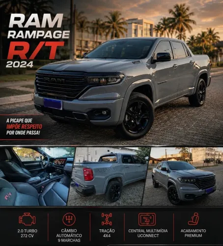 Ram Rampage R/T Hurric. 4 2.0 TB CD 4X4 Aut. 2024