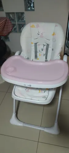 Cadeira de alimentação - Safety 1st - Rosa<br>