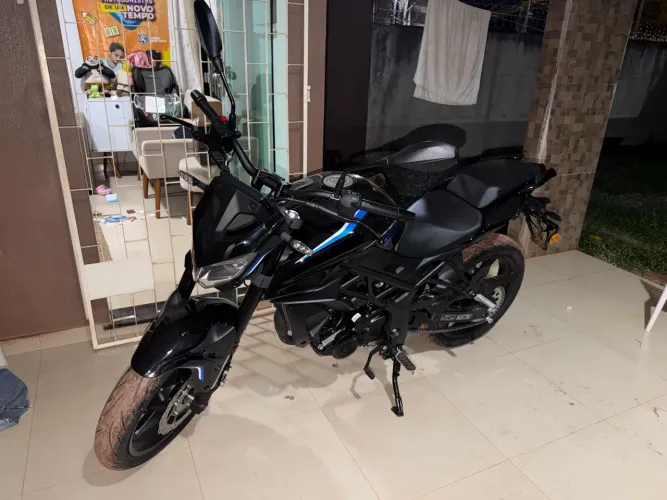 Moto zero km, aceito troca em carro 