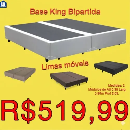 base de cama novas tamanho king size - novissimas - ofertas 