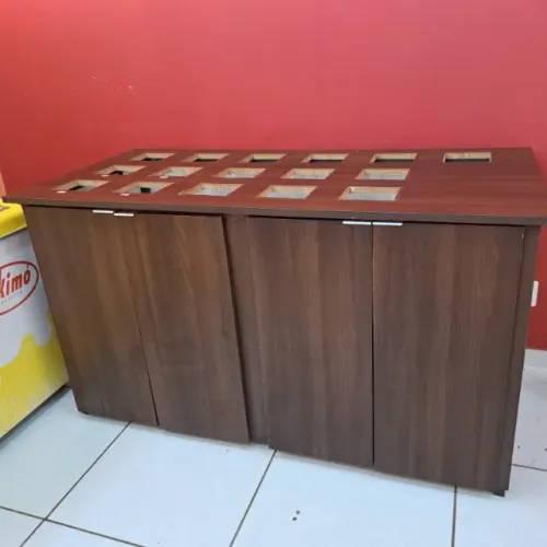 Balcão de self service sorvete