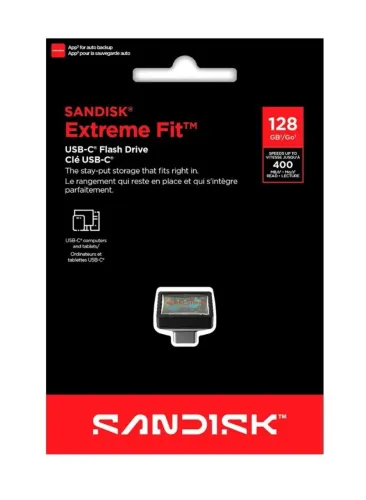 Pendrive SANDISK Extreme Fit USB-C 128gb