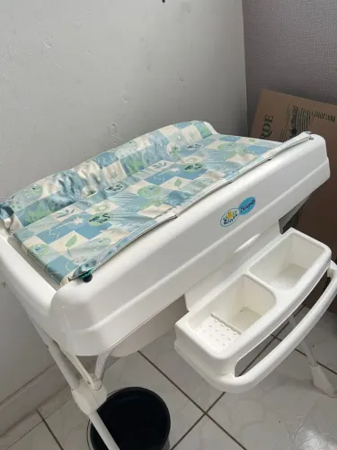 Banheira com trocador 