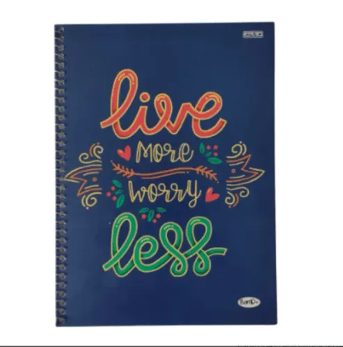 Caderno 10x1 Capa Dura Feminino 160 fls. - BomD+