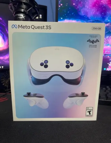 Meta Quest 3s 256gb, perfeito estado, inclui jogo do Batman
