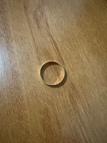Aliança de ouro 18k 1g