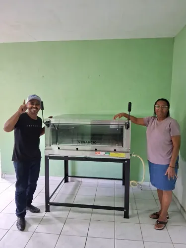 FORNO INDÚSTRIAL A GÁS INOX ROMA FIRI 1.10 CM VENÂNCIO