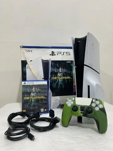 PS5 SLIM MIDIA FISICA 1TB SEMI NOVO COM GARANTIA