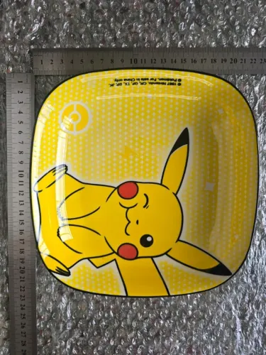 Prato pokemon formato pikachu - modelo 2 - produto oficial chines