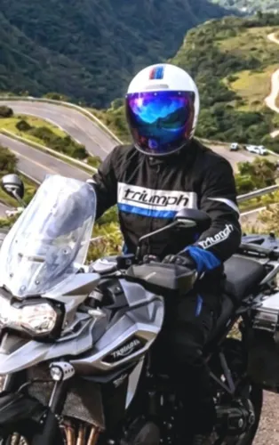 Jaqueta moto Triumph Cordura com proteções GG Tiger 