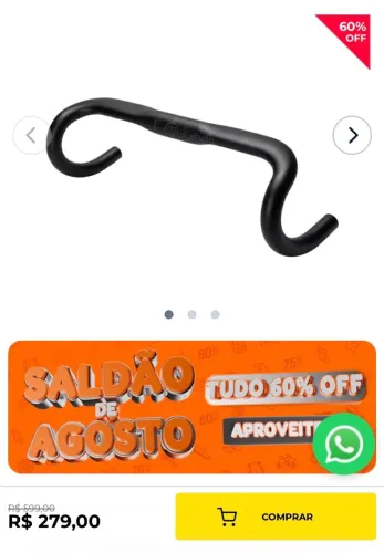 Oferta - Guidão Felt Devox road speed DBar A2 31.8mm Alumínio