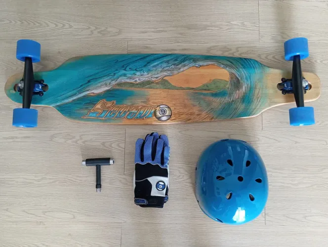 Skate Longboard sector 9 bambú